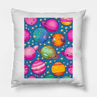 Funny Planets Pillow