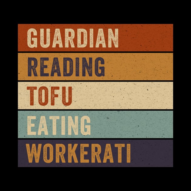 Tofu Eating Wokerati - Guardian Reading by kareemik