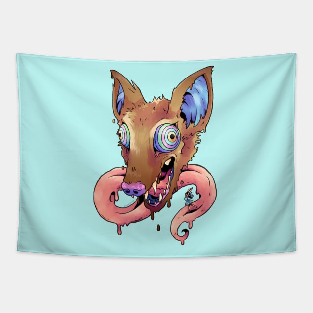 In the Bat’# Mouth Tapestry by MedussaSolar