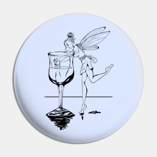 Wine Faerie Pin