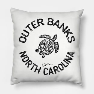 Outer Banks, North Carolina, Sea Turtle Pillow