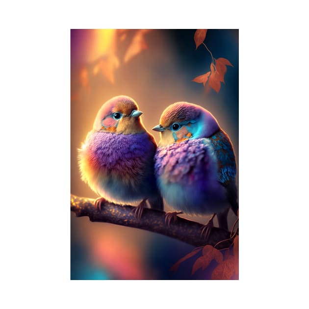 Love Birds by redwitchart