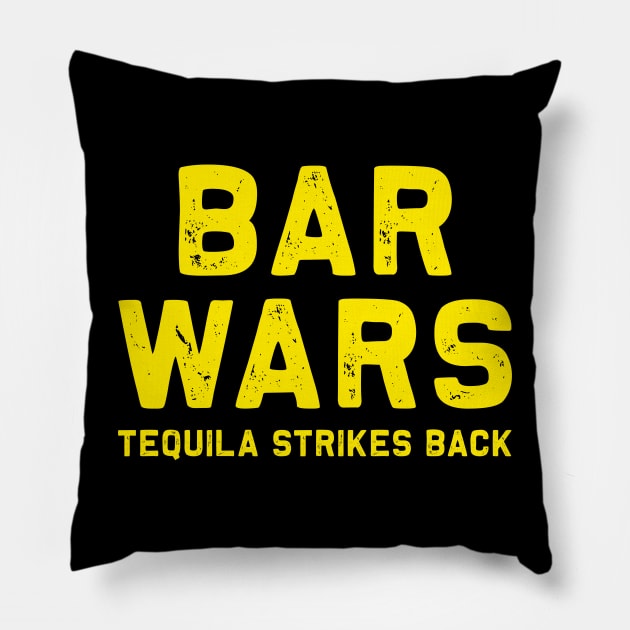 Bar Wars Tequila Strikes Back | Drinking | Ale | IPA | Gift Pillow by MerchMadness