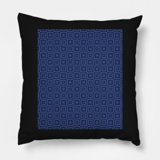  Blue and white coral colony Pillow