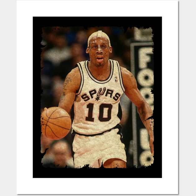 Dennis Rodman - Dennis Rodman San Antonio Spurs - Posters and Art