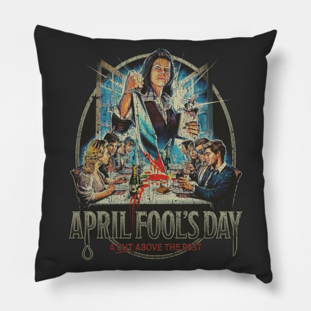 April Fool's Day 1986 Pillow by JCD666