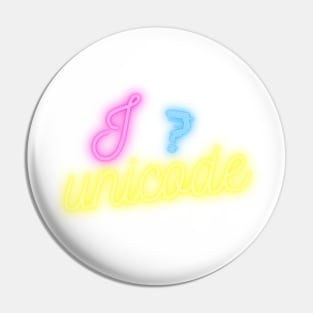 I Unicode Pin