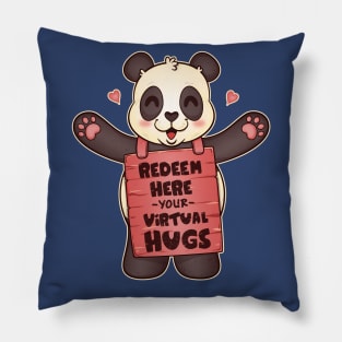 REDEEM HERE YOUR VIRTUAL HUGS Pillow