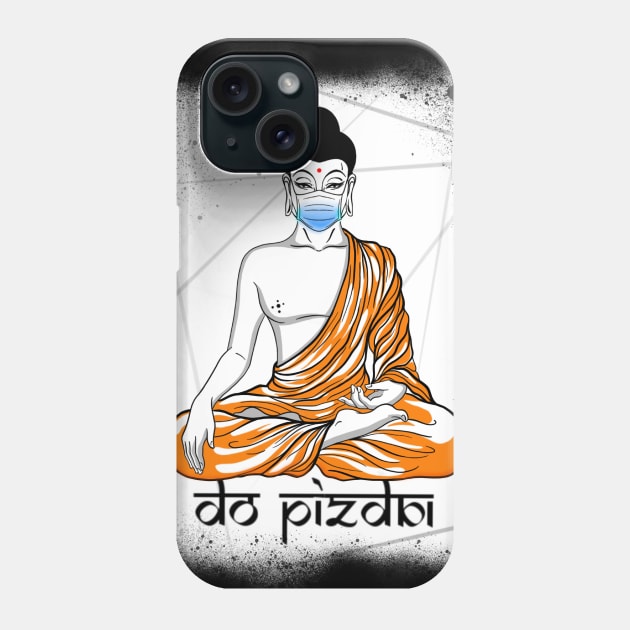 Buddhist monk Phone Case by BSKR