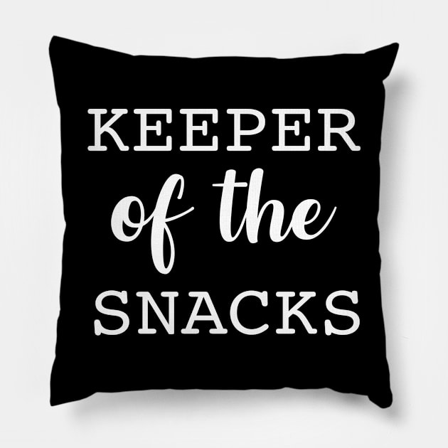 Keeper of the snacks Pillow by evermedia