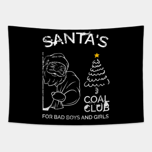 Offensive Santa's Coal Club Tapestry