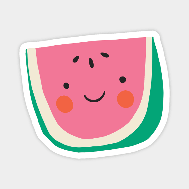 Watermelon Slice Magnet by Rebelform