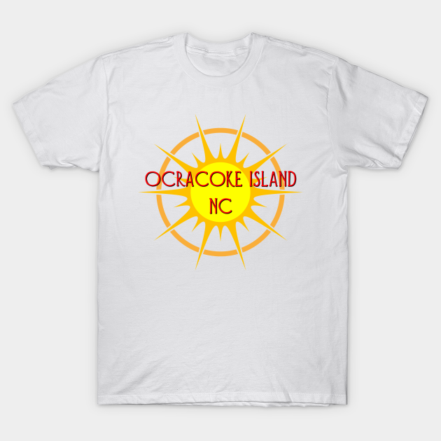 Discover Ocracoke Island, North Carolina - Beach - T-Shirt