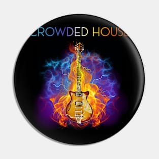 CROWDED HOUSE BAND XMAS Pin