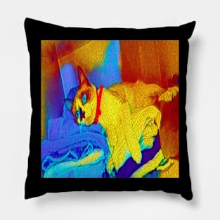 SIAMESSE CAT COLORS Pillow