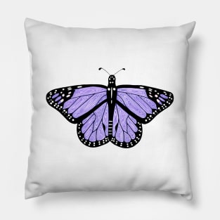 Purple Butterfly Pillow