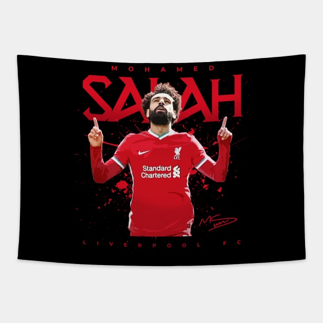 Mo Salah Tapestry by Juantamad