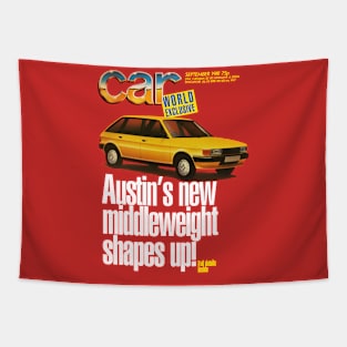 AUSTIN MAESTRO - 80s magazine cover Tapestry