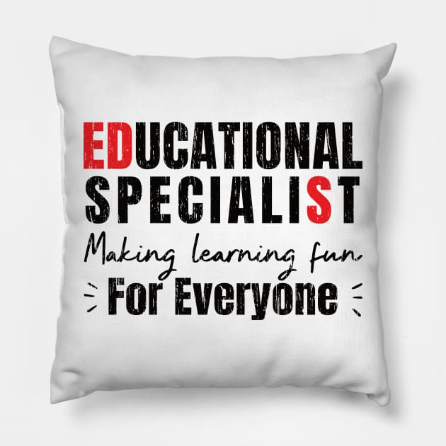 Funny Educational Specialist Graduation Pillow by GloriaArts⭐⭐⭐⭐⭐