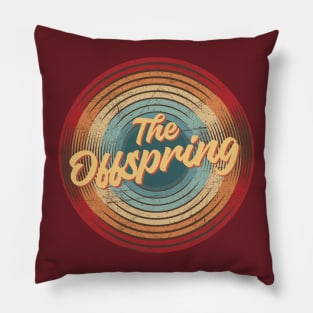 the offspring vintage circle Pillow