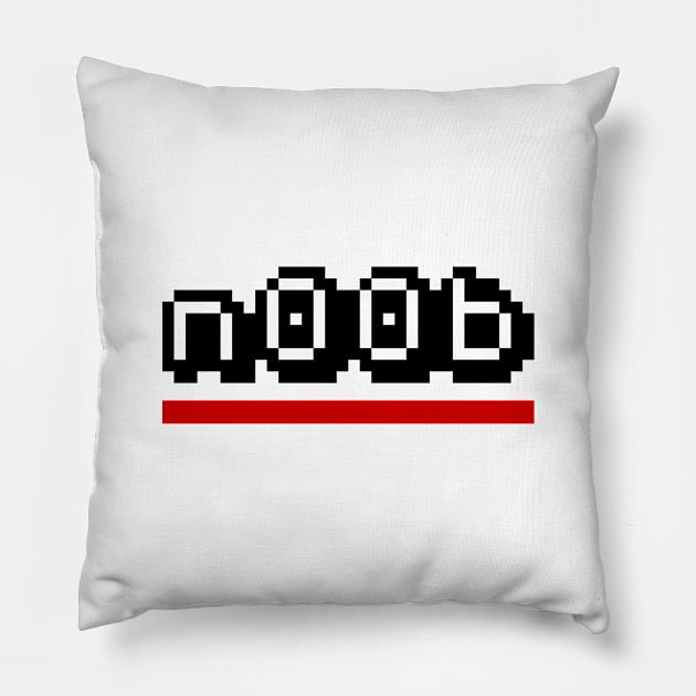 n00b Pillow by tinybiscuits