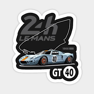 Le mans GT40 mk1 Magnet