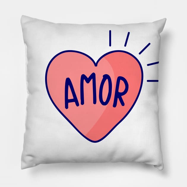 Amor - Love Pillow by verde