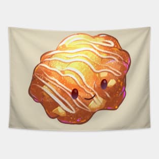 Happy Apple Fritter Donut Tapestry