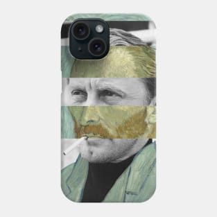 Self Portrait by Vincent Van Gogh and Kirk Douglas Phone Case