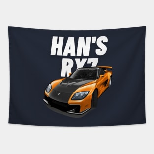 Han's rx7 tokyo drift Tapestry