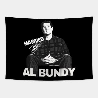 Al bundy - black retro Tapestry