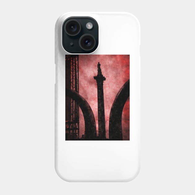 WORM-EYE VIEW of NELSON Phone Case by mister-john