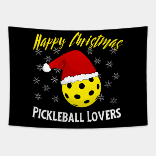 Christmas Pickleball Lovers Tapestry