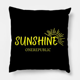 Onerepublic Sunshine Pillow