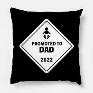 Promoted to Dad Baby Announcement Pillow