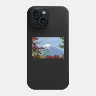 Tokyo Mountain Retreat - Aesthetic View of Mount Fuji Phone Case