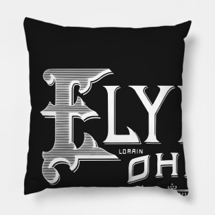 Vintage Elyria, OH Pillow