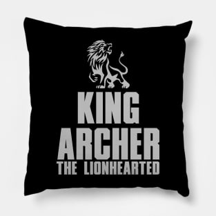 King Archer the Lion Hearted Pillow