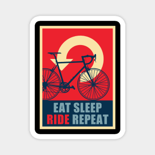 Eat Sleep Ride Repeat Magnet