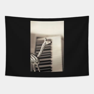 Piano Zebra Tapestry