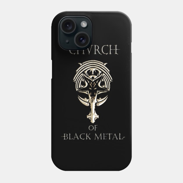 Church of Black Metal Phone Case by OsloBlack