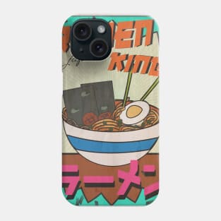 Ramen King Vintage (Black) Phone Case