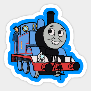 Scary Thomas The Tank Engine Stickers for Sale | TeePublic