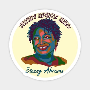 Voting Rights Hero - Stacey Abrams Magnet