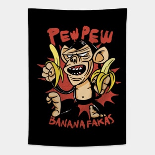 Pew Pew BANANAFAKAS Tapestry