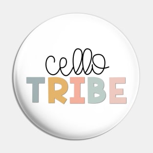 Cello Tribe Muted Pastels Pin