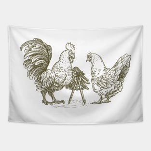 Chicken Scratch Tapestry