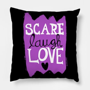 Scare laugh love Pillow