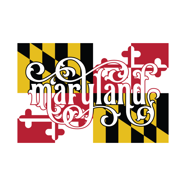 Maryland Flag Script by polliadesign