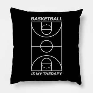 BASKETBALL IS MY THERAPY Pillow